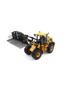 Ładowarka kołowa JCB 435S Stage V z widłami do kiszonki AT Collections