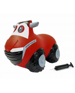 Skoczek w kształcie traktora Massey Ferguson z pompką