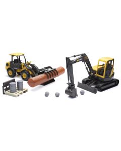 Ładowarka kołowa Volvo L25 i koparka ECR88D