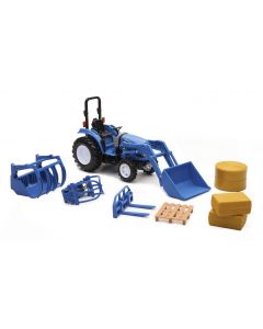 New Holland Boomer 55 z ładowaczem i osprzętem