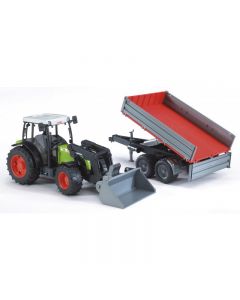 Claas Nectis 267F z ładowaczem i przyczepą