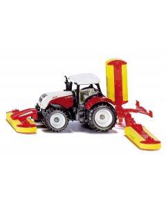 Steyr CVT 6230 z zestawem kosiarek Pöttinger