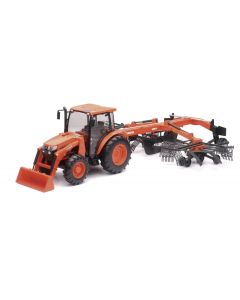 Kubota M5-111 ze zgrabiarką RA2076