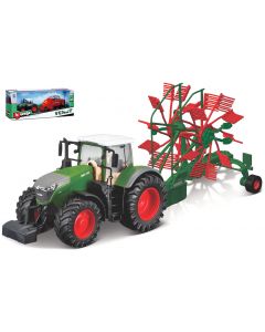 Fendt 1050 Vario ze zgrabiarką karuzelową
