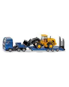 Ciężarówka MAN z lawetą i JCB 457 Siku 1:87 1790