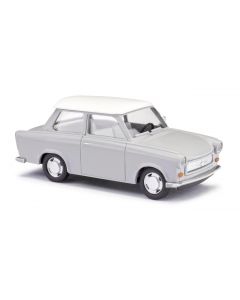 Trabant P601 srebrnoszary z białym dachem model de Luxe