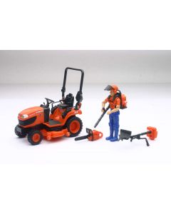 Ciągnik Kubota BX2670 z kosiarkami i osprzętem