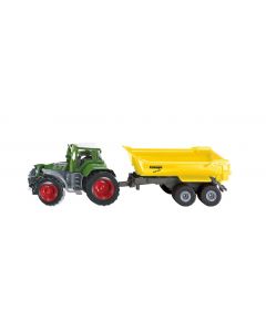Fendt z przyczepą wywrotką Krampe