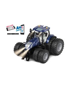 New Holland T7.315 na bliźniakach sterowany aplikacją Bluetooth