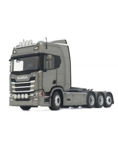 Scania R500 z hakowcem ciemnoszara
