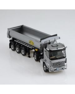 Mercedes Benz Arocs 4x2 z wywrotką Meiller srebrno-szary metalik