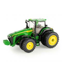 John Deere 8R 410 Prestige Collection na bliźniakach