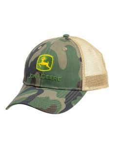 Czapka John Deere z daszkiem z wzorem „camouflage”