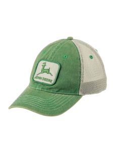 Czapka John Deere z daszkiem i siatką z tyłu 