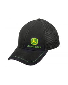 Czapka John Deere z siateczką i haftowanym logo