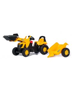 JCB z ładowaczem i przyczepą RollyKid