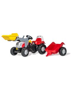 Steyr z ładowaczem i przyczepą RollyKid