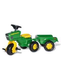 John Deere rollyTrac z przyczepą rollyKid