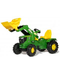 John Deere 6210R z ładowaczem rollyFarmtrac