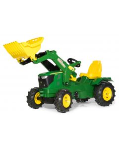 John Deere 6210R z ładowaczem i ogumieniem rollyFarmtrac