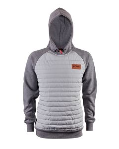 Bluza Steyr z kapturem szary melanż