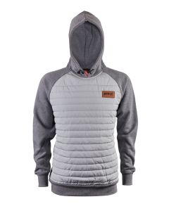 Bluza Steyr z kapturem szary melanż-M