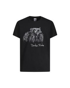 Deutz-Fahr T-shirt męski z nadrukiem traktora-S
