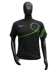 Męski T-shirt Krone KRONECTED czarny – 100% bawełna 180g, odzież rolnicza