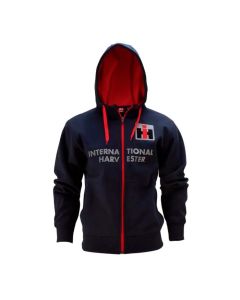 Bluza z kapturem IHC męska – zamek, fleece, logo IH-M