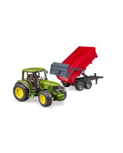 John Deere 6920 z przyczepą samowyładowczą