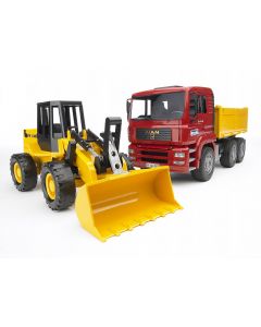 MAN wywrotka z Fiat FR 130 Bruder 1:16 02752