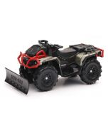 Quad Can-Am Outlander XMR 1000R z pługiem śnieżnym firmy NewRay w skali 1:20