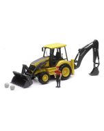 Koparko-ładowarka Volvo BL71 z akcesoriami 1:18 - NewRay